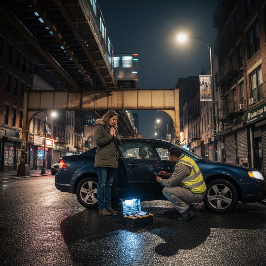 car lockout queens at night mobile locksmith